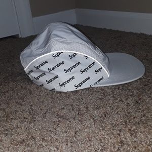 Supreme Diagonal Logo Side Panel Camp Cap